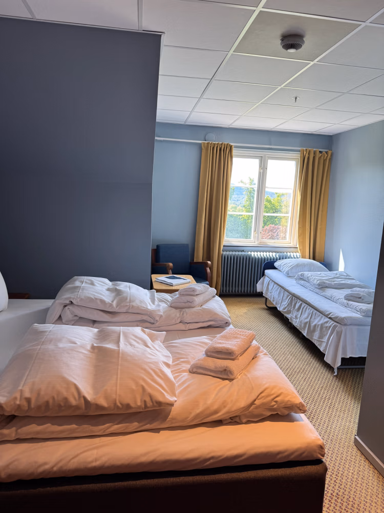 Familierom med ekstra sengeplass