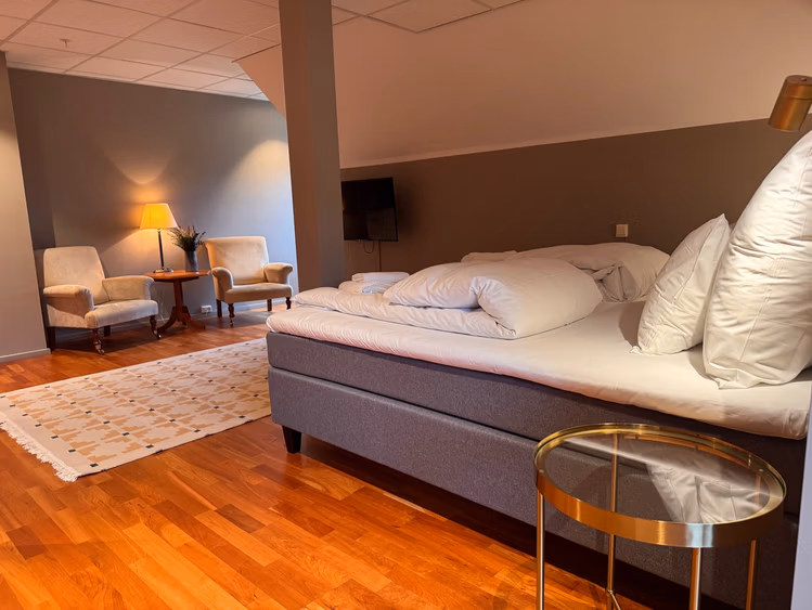 Juniorsuite med sittegruppe
